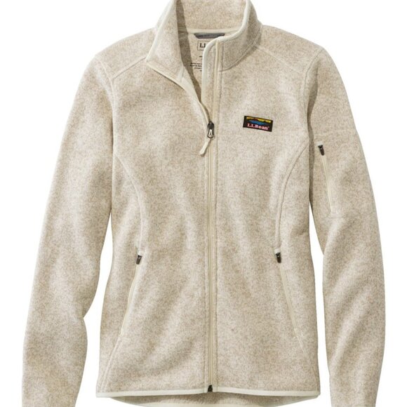 L.L.Bean Sweater Fleece Full-Zip Jacket - Picture 1 of 1